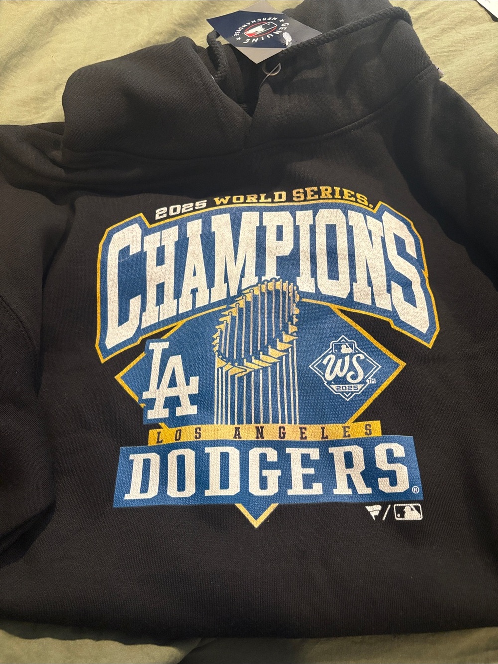 Fanatics Los Angeles Dodgers Champions Hoodie - Black/Blue/Gold